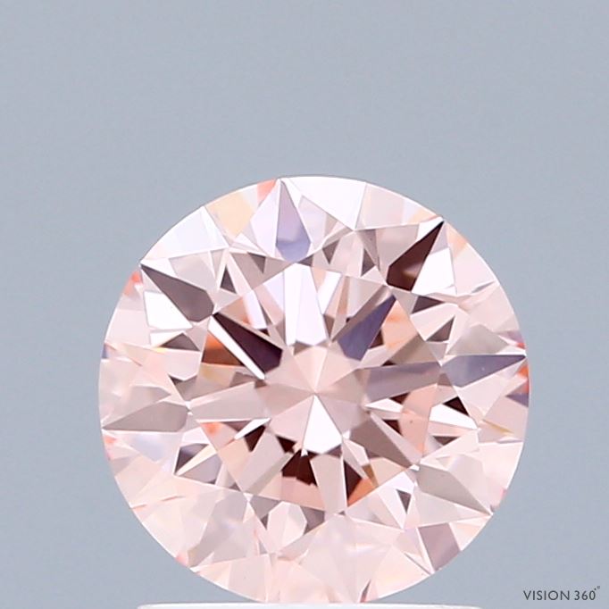 1.51 Carat Round Lab Diamond with  Cut Diamond in 14KT  view 1
