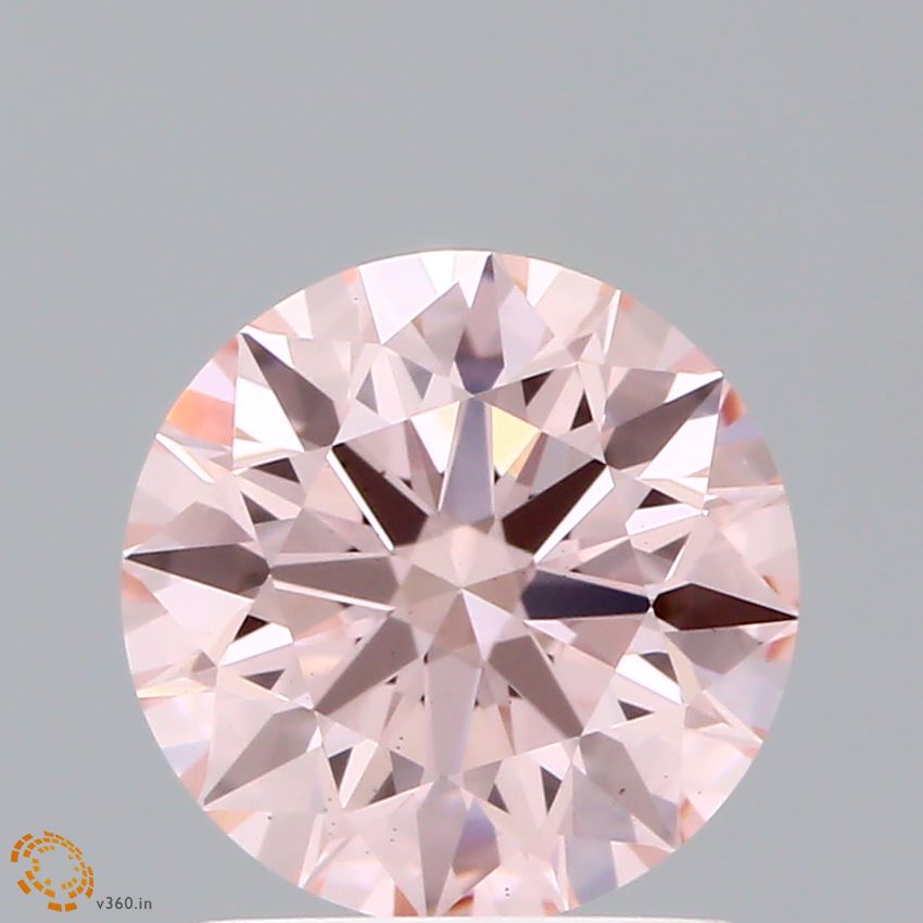 1.5 Carat Round Lab Diamond with  Cut Diamond in 14KT  view 1
