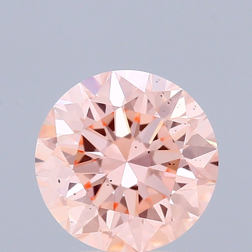 1.68 Carat Round Lab Diamond with  Cut Diamond in 14KT  view 1

