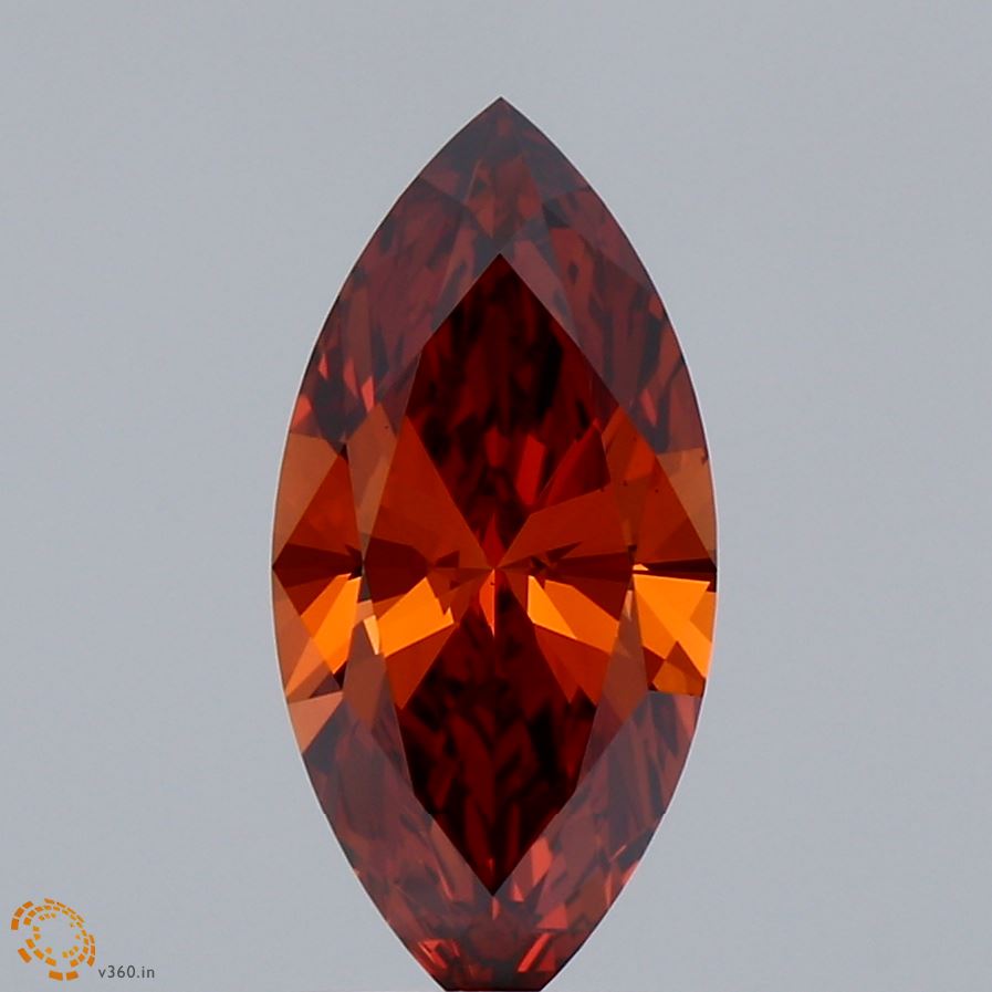 1.82 Carat Marquise Lab Diamond with  Cut Diamond in 14KT  view 1
