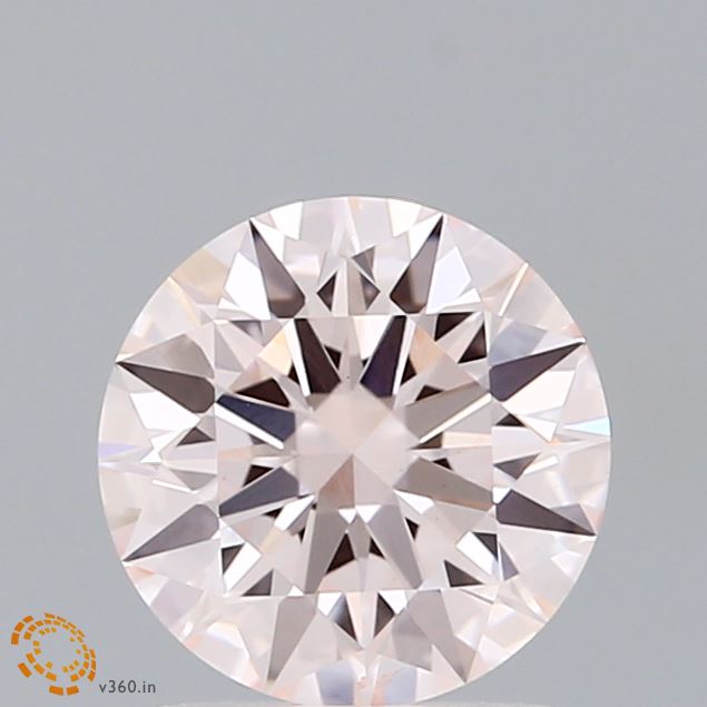 1.58 Carat Round Lab Diamond with  Cut Diamond in 14KT  view 1
