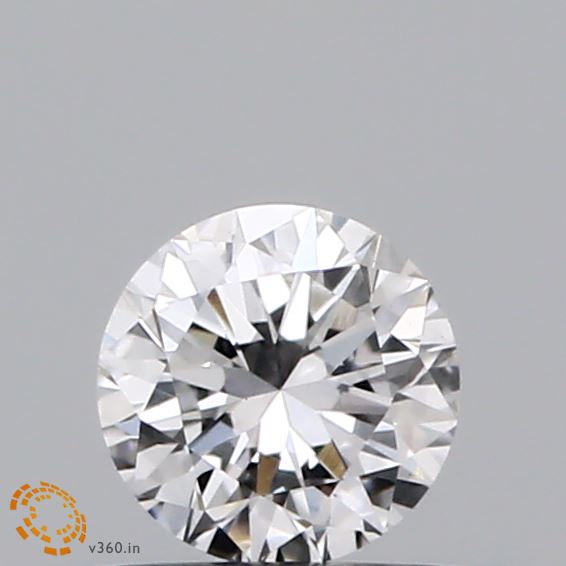 0.31 Carat Round Lab Diamond with  Cut Diamond in 14KT  view 1
