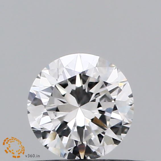 0.32 Carat Round Lab Diamond with  Cut Diamond in 14KT  view 1
