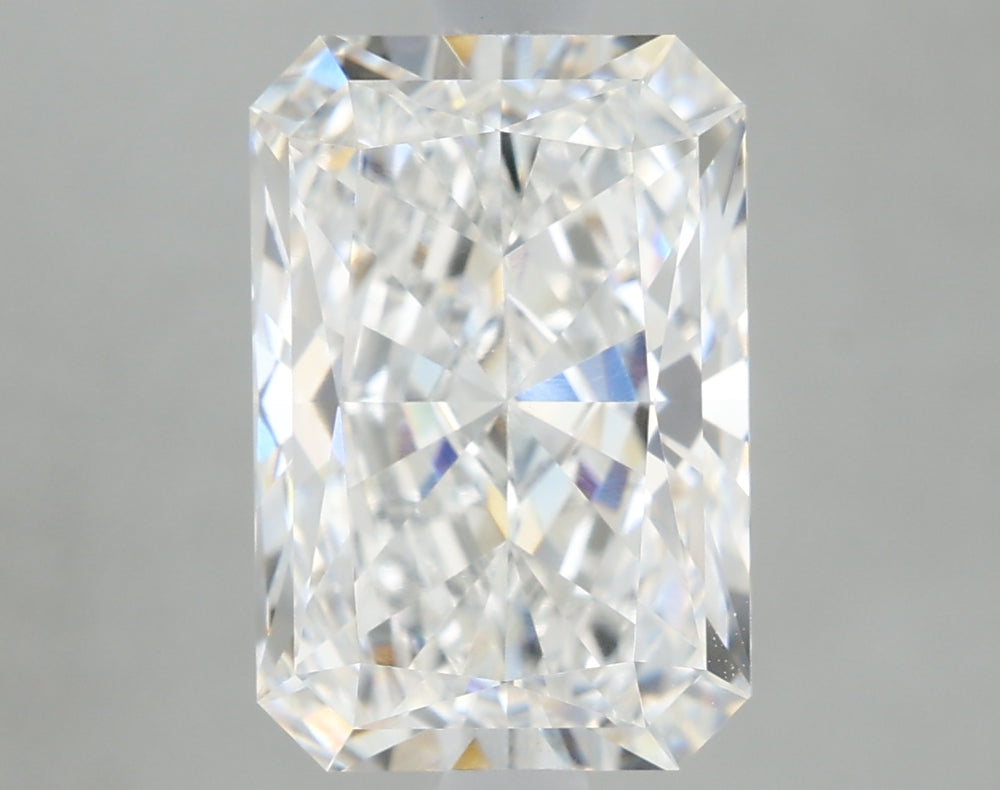 2.71 Carat Radiant Lab Diamond with  Cut Diamond in 14KT  view 1
