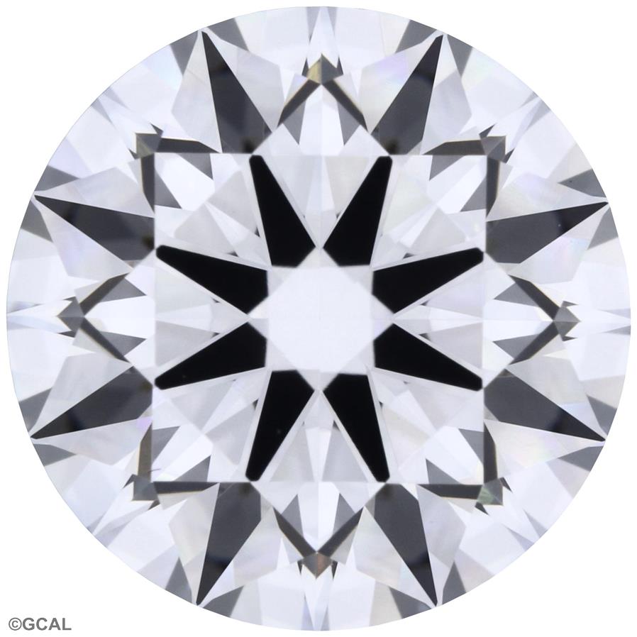 2.09 Carat Round Lab Diamond with  Cut Diamond in 14KT  view 1
