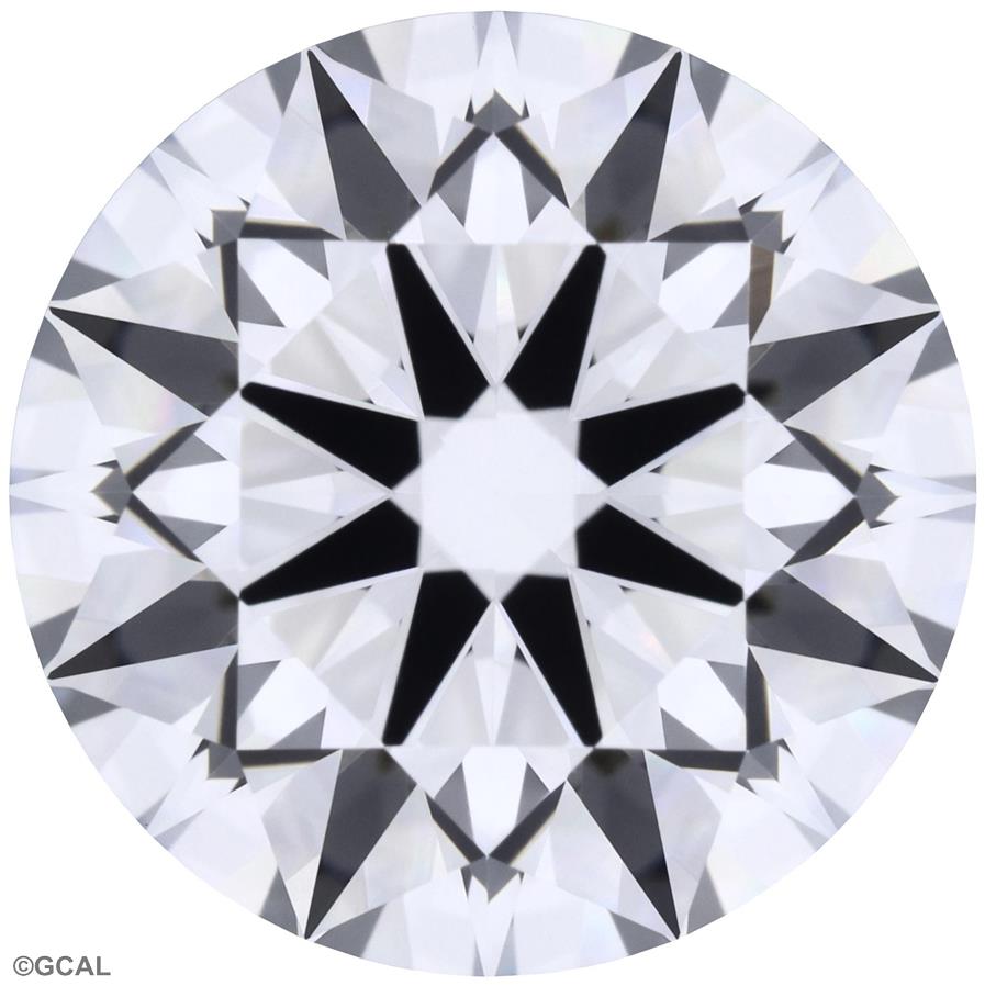 3.03 Carat Round Lab Diamond with  Cut Diamond in 14KT  view 1
