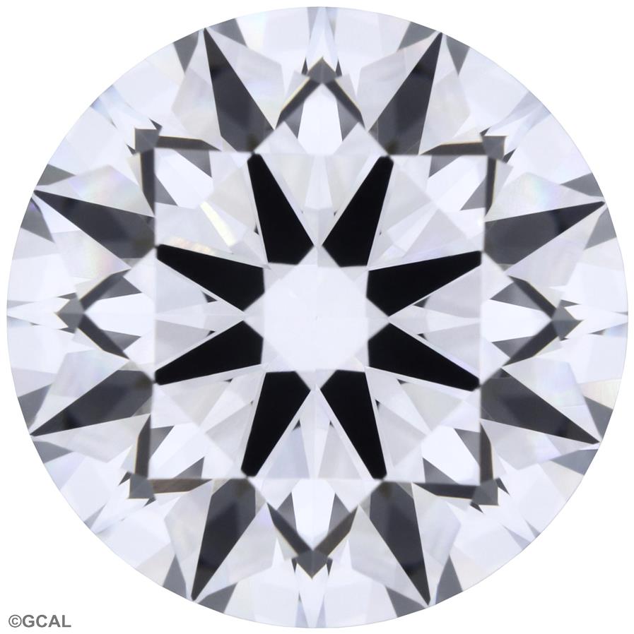 3.76 Carat Round Lab Diamond with  Cut Diamond in 14KT  view 1
