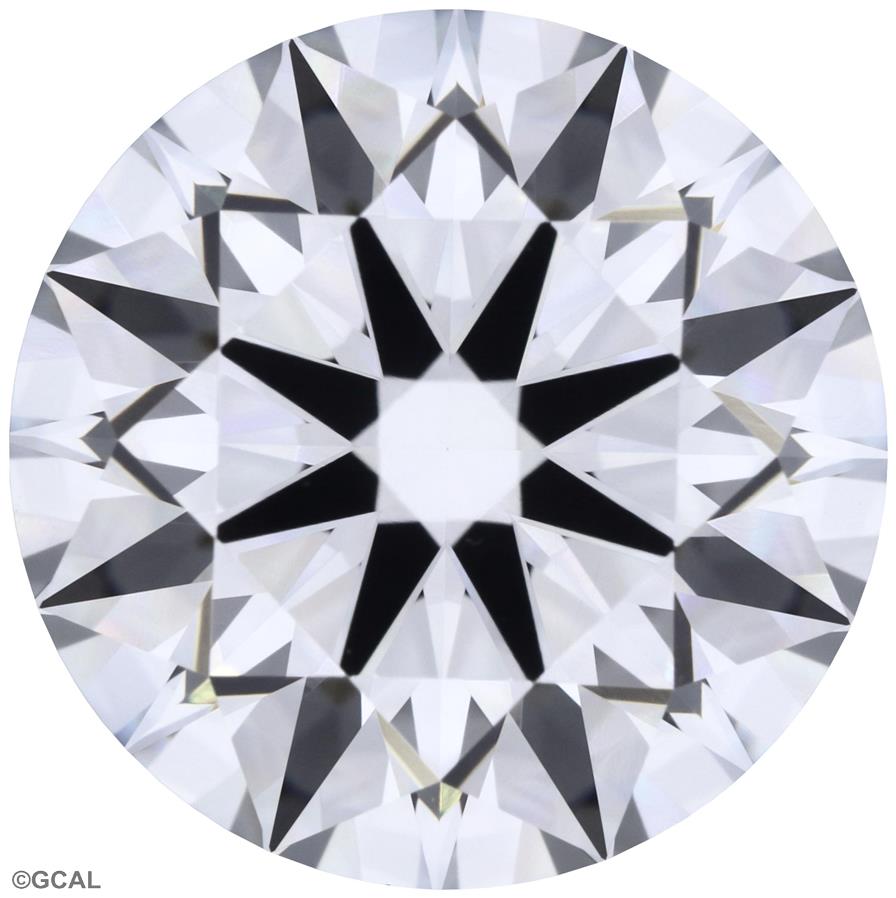 3.88 Carat Round Lab Diamond with  Cut Diamond in 14KT  view 1
