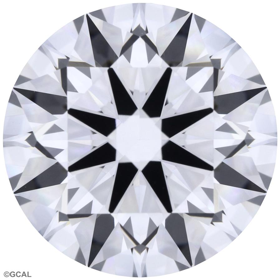 4.01 Carat Round Lab Diamond with  Cut Diamond in 14KT  view 1
