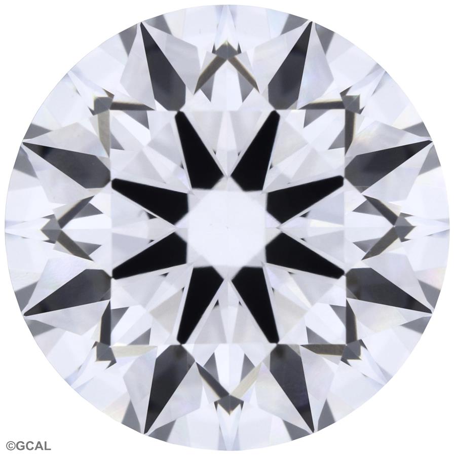3.02 Carat Round Lab Diamond with  Cut Diamond in 14KT  view 1
