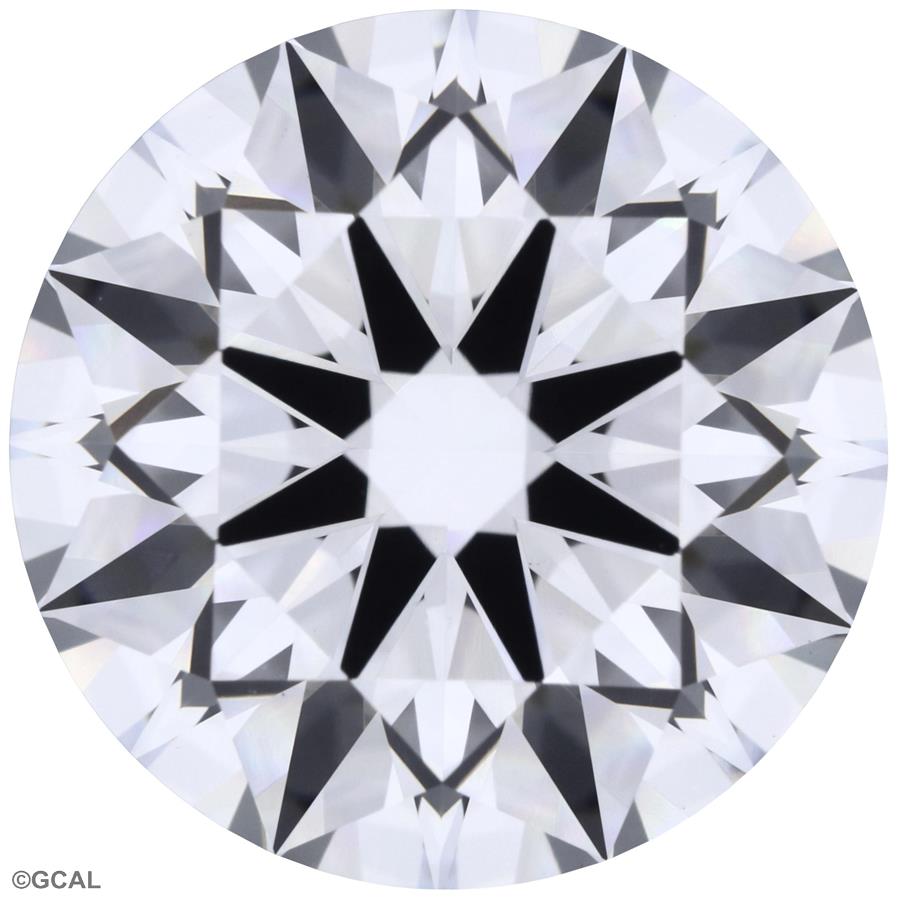3.57 Carat Round Lab Diamond with  Cut Diamond in 14KT  view 1
