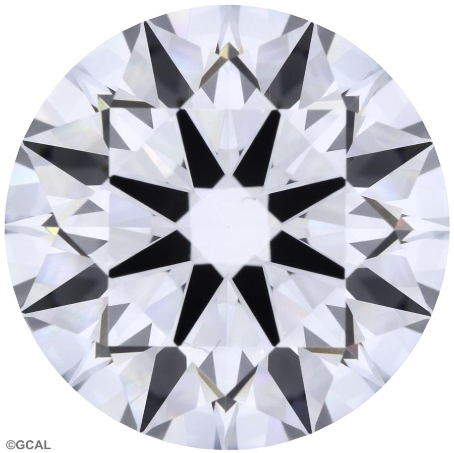 3.26 Carat Round Lab Diamond with  Cut Diamond in 14KT  view 1
