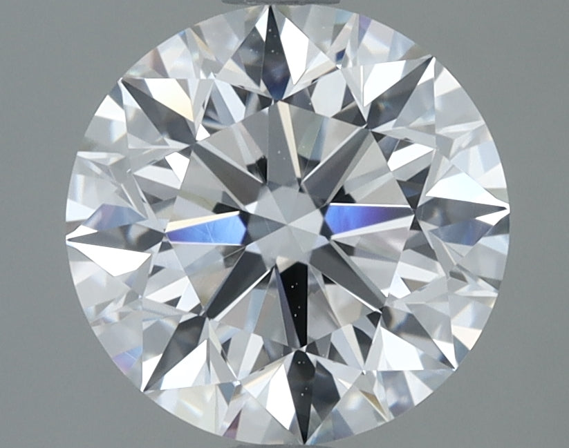 2.61 Carat Round Natural Diamond with  Cut Diamond in 14KT  view 1

