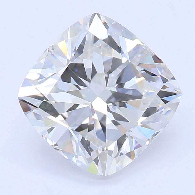 1.5 Carat Cushion Lab Diamond with  Cut Diamond in 14KT  view 1
