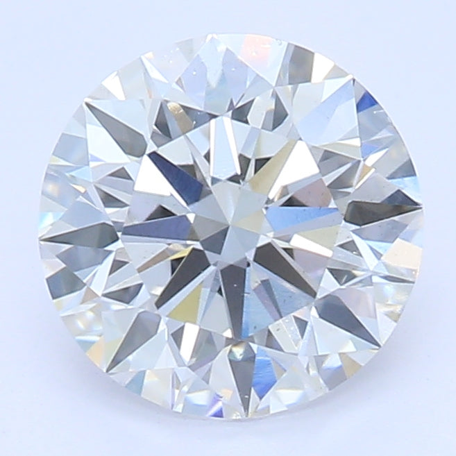 0.92 Carat Round Lab Diamond with  Cut Diamond in 14KT  view 1
