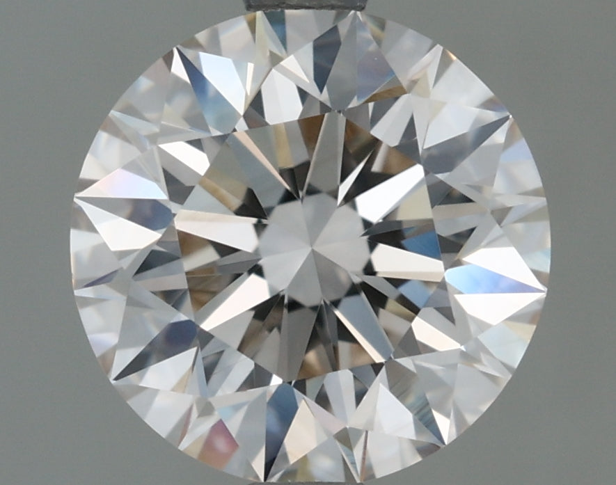 1.5 Carat Round Natural Diamond with  Cut Diamond in 14KT  view 1
