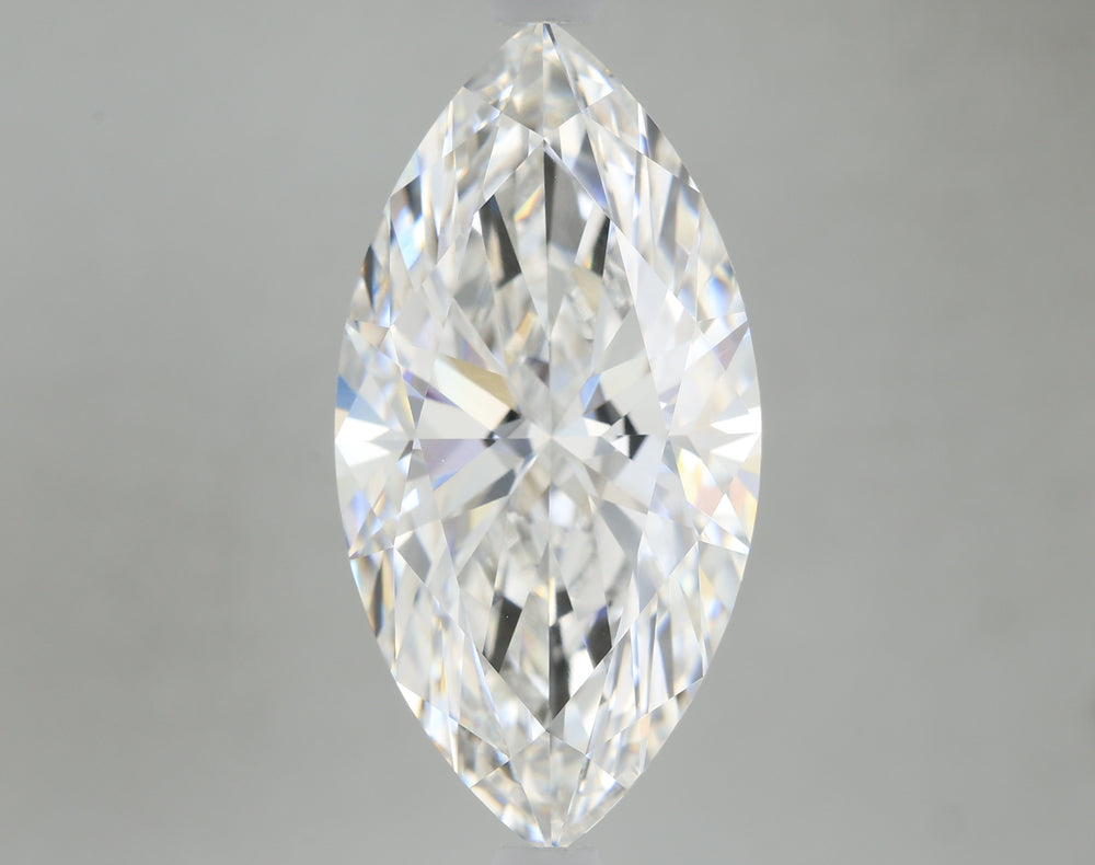 4.26 Carat Marquise Lab Diamond with  Cut Diamond in 14KT  view 1
