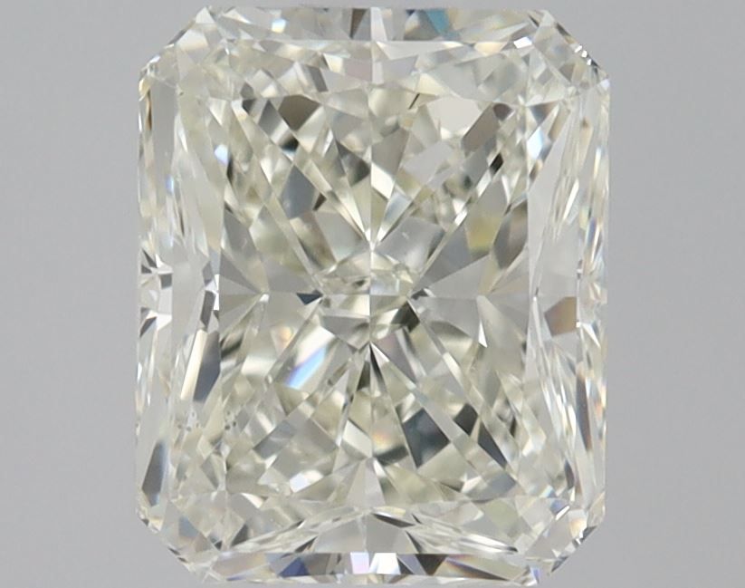 1.01 Carat Radiant Natural Diamond with  Cut Diamond in 14KT  view 1
