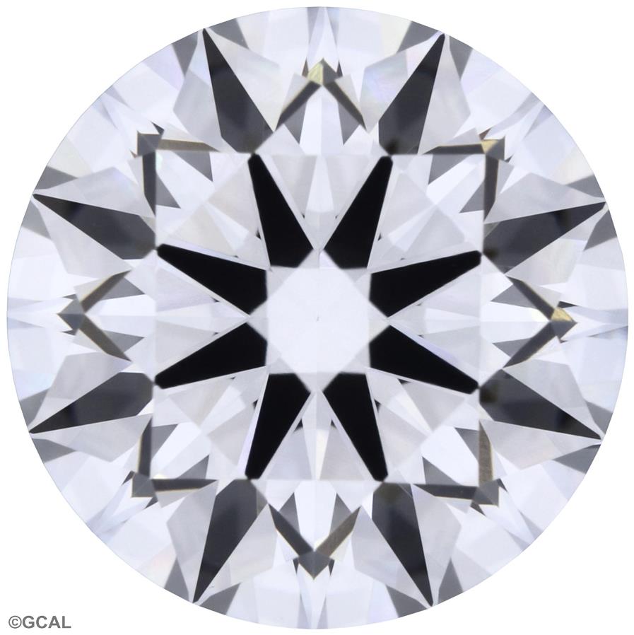 2.08 Carat Round Lab Diamond with  Cut Diamond in 14KT  view 1
