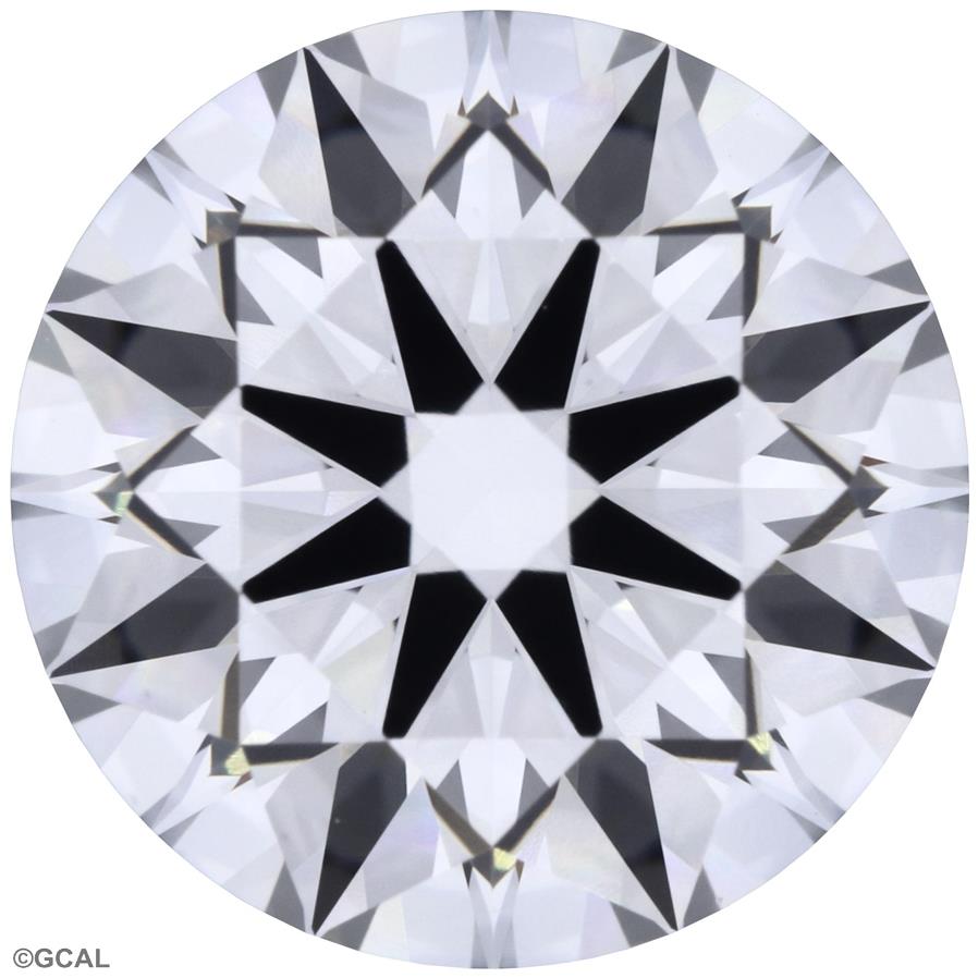 2.09 Carat Round Lab Diamond with  Cut Diamond in 14KT  view 1
