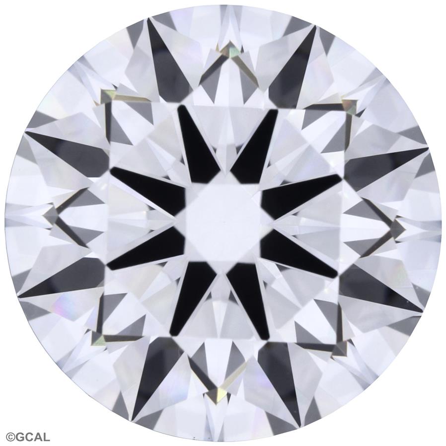 2.58 Carat Round Lab Diamond with  Cut Diamond in 14KT  view 1
