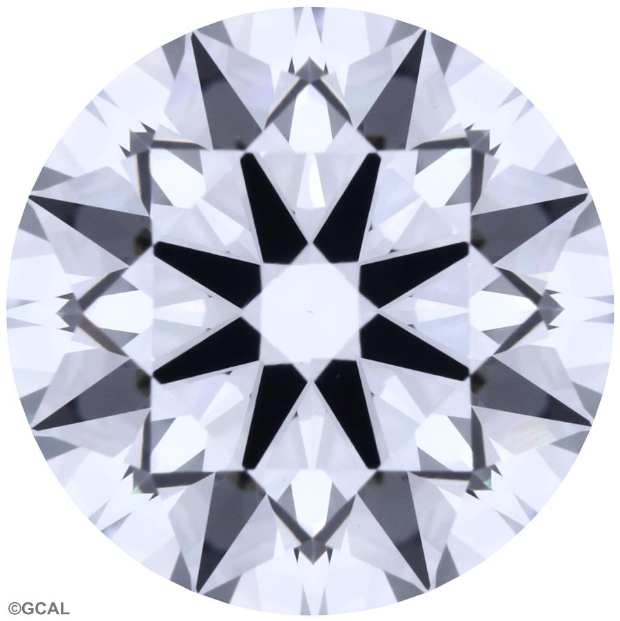 2.07 Carat Round Lab Diamond with  Cut Diamond in 14KT  view 1
