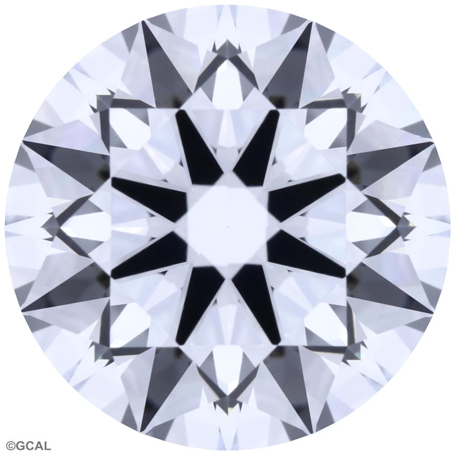 2.08 Carat Round Lab Diamond with  Cut Diamond in 14KT  view 1
