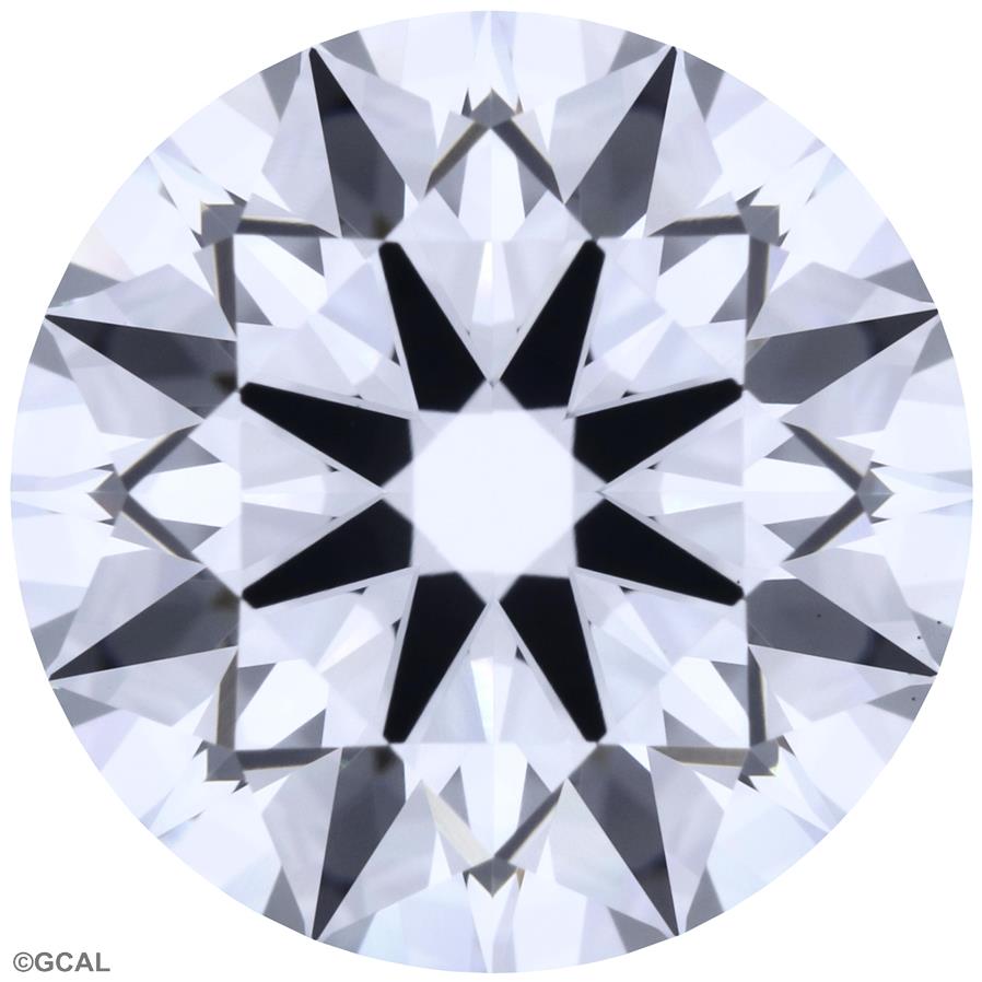 2.52 Carat Round Lab Diamond with  Cut Diamond in 14KT  view 1
