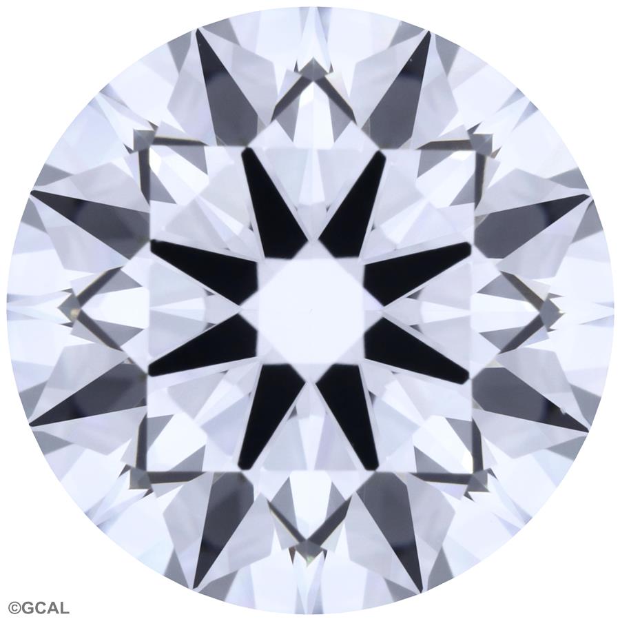 2.55 Carat Round Lab Diamond with  Cut Diamond in 14KT  view 1
