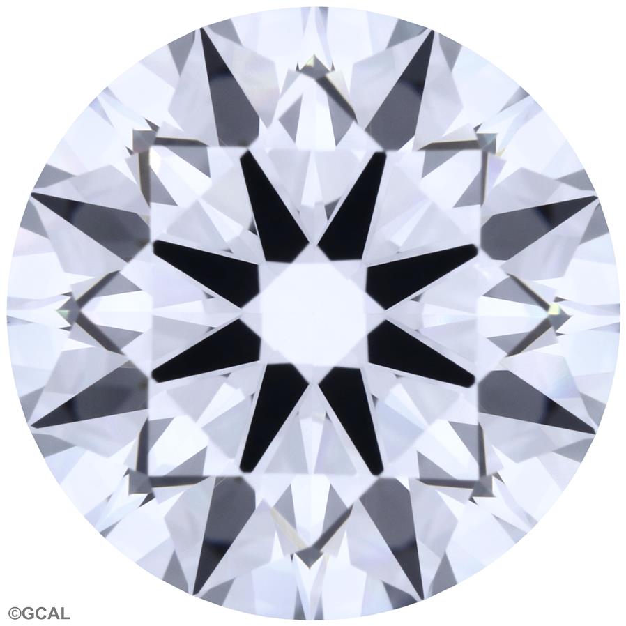 2.58 Carat Round Lab Diamond with  Cut Diamond in 14KT  view 1
