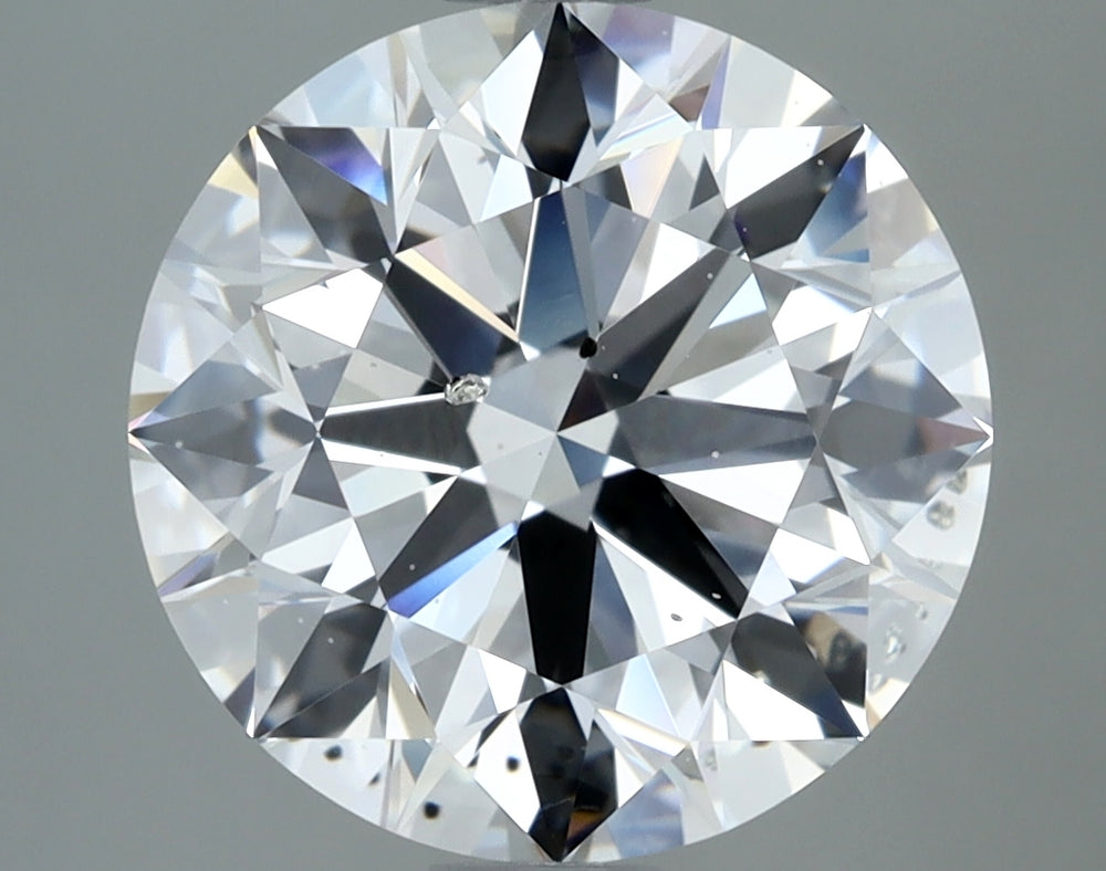 4.25 Carat Round Natural Diamond with  Cut Diamond in 14KT  view 1
