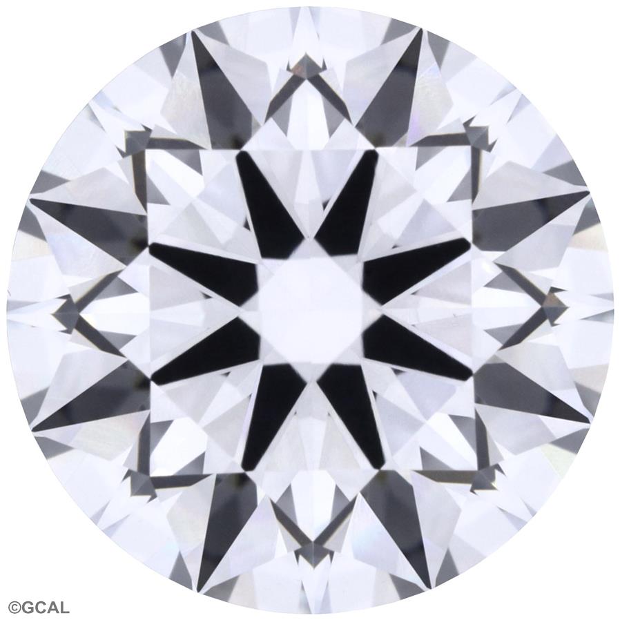 2.08 Carat Round Lab Diamond with  Cut Diamond in 14KT  view 1
