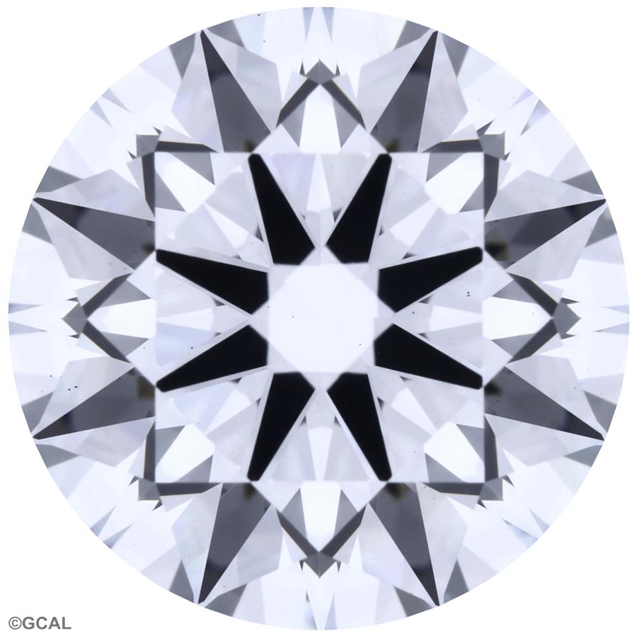 3.06 Carat Round Lab Diamond with  Cut Diamond in 14KT  view 1
