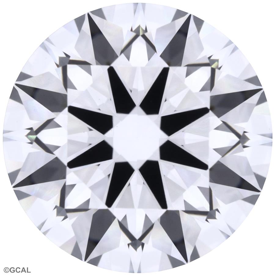 3.55 Carat Round Lab Diamond with  Cut Diamond in 14KT  view 1
