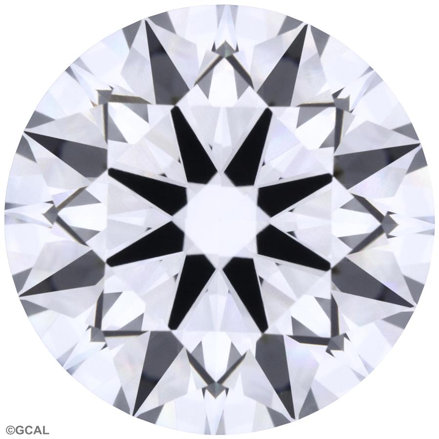 3.71 Carat Round Lab Diamond with  Cut Diamond in 14KT  view 1
