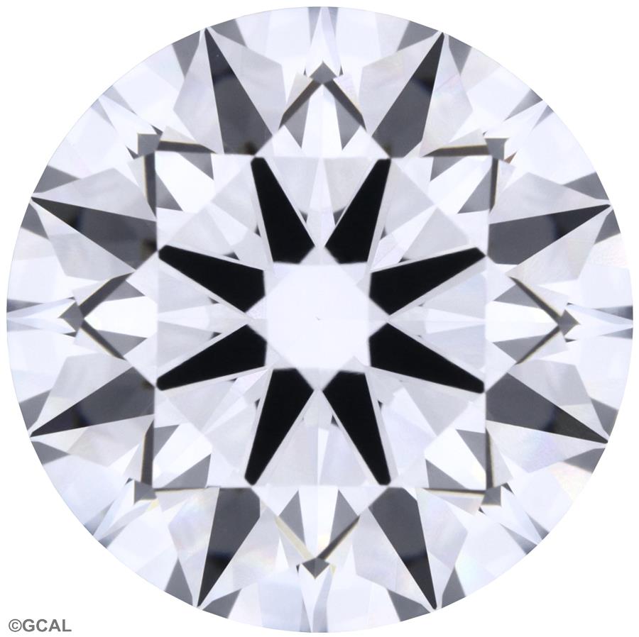 3.85 Carat Round Lab Diamond with  Cut Diamond in 14KT  view 1
