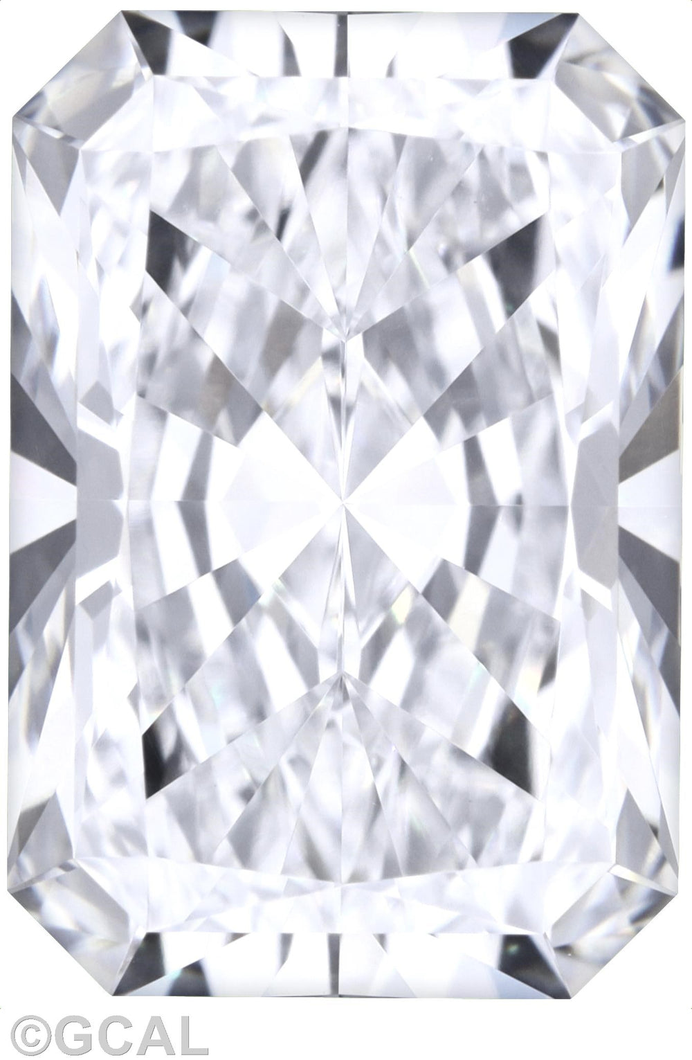 2.09 Carat Radiant Lab Diamond with  Cut Diamond in 14KT  view 1
