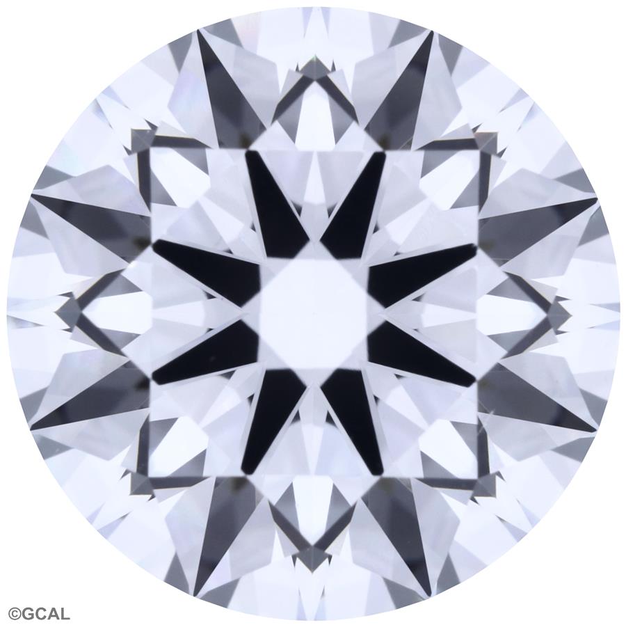 3.56 Carat Round Lab Diamond with  Cut Diamond in 14KT  view 1
