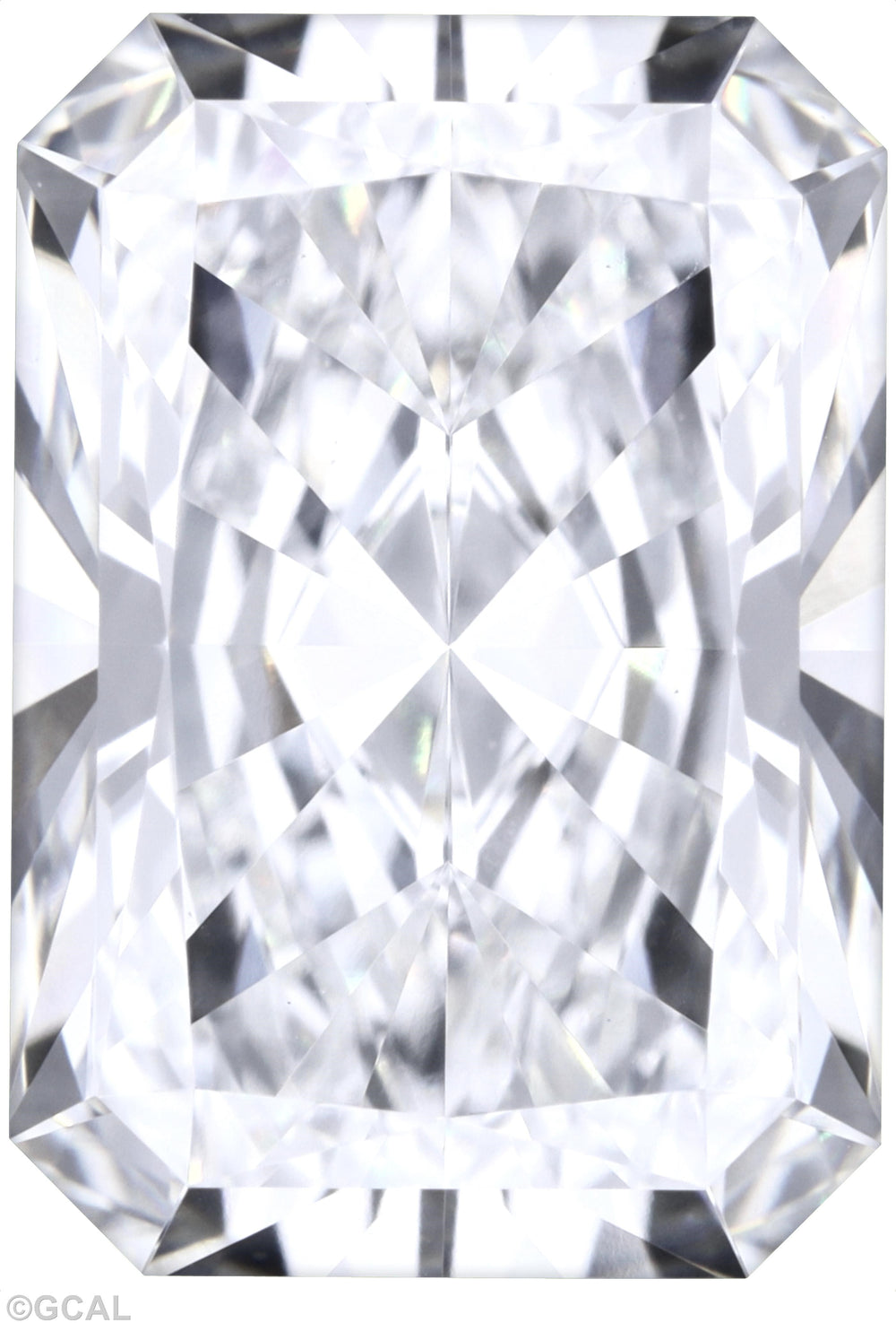 2.32 Carat Radiant Lab Diamond with  Cut Diamond in 14KT  view 1
