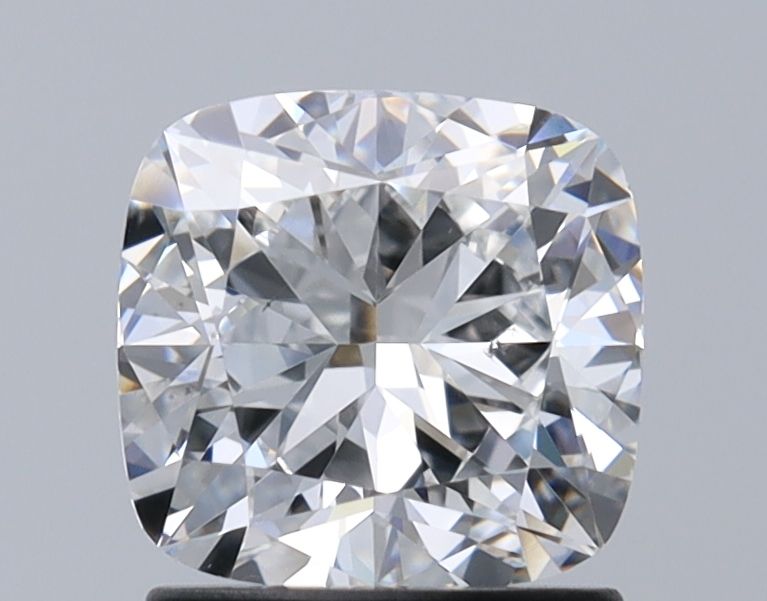 1.5 Carat Cushion Natural Diamond with  Cut Diamond in 14KT  view 1
