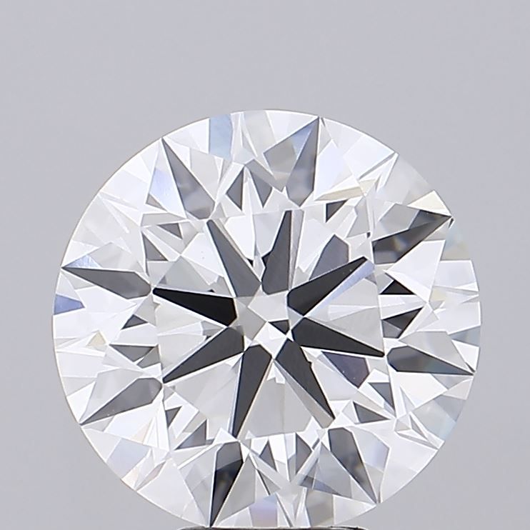 7.02 Carat Round Lab Diamond with  Cut Diamond in 14KT  view 1
