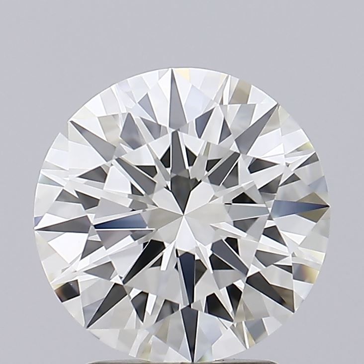 2.5 Carat Round Natural Diamond with  Cut Diamond in 14KT  view 1
