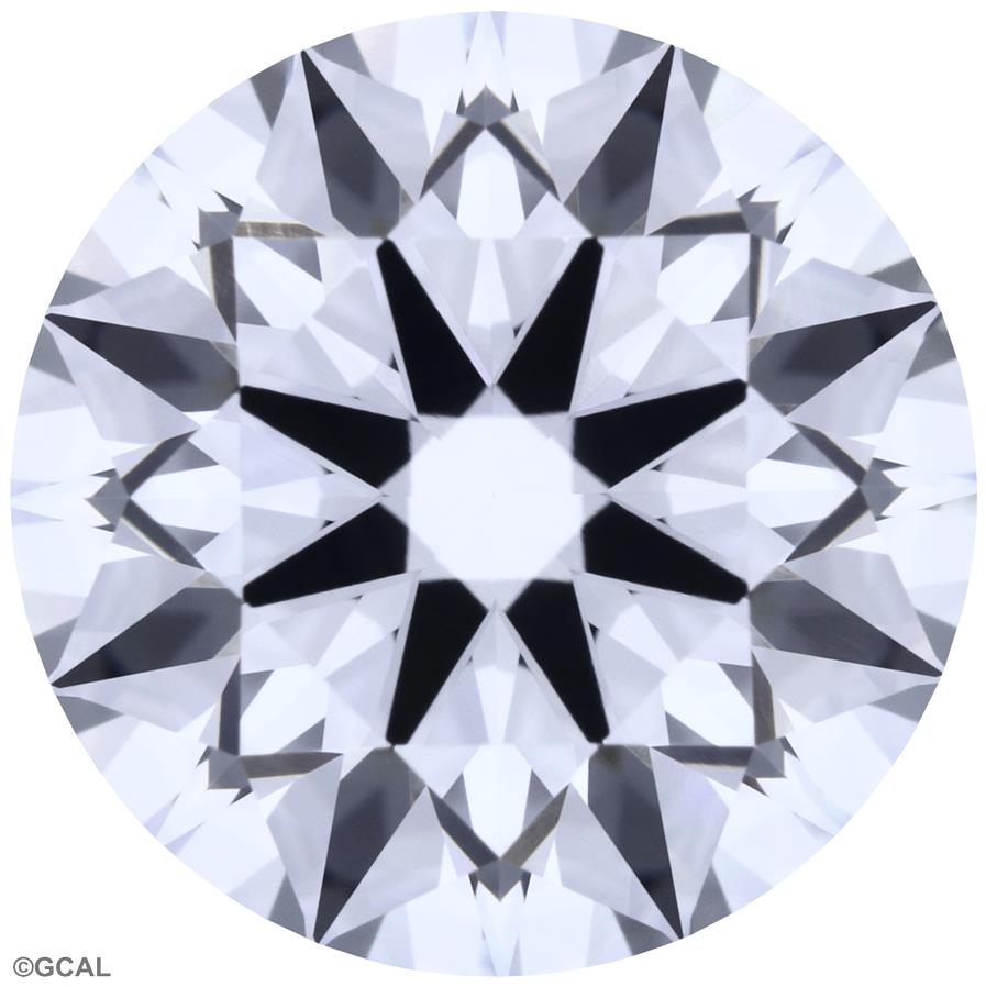 3.02 Carat Round Lab Diamond with  Cut Diamond in 14KT  view 1
