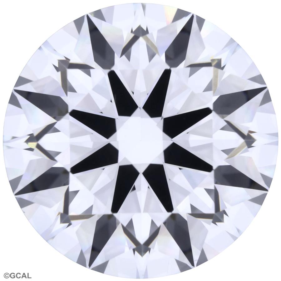2.03 Carat Round Lab Diamond with  Cut Diamond in 14KT  view 1
