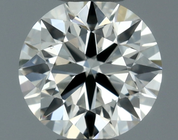 0.3 Carat Round Natural Diamond with  Cut Diamond in 14KT  view 1
