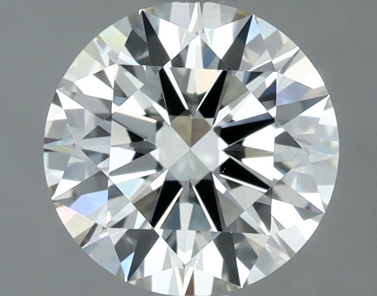 1.5 Carat Round Natural Diamond with  Cut Diamond in 14KT  view 1
