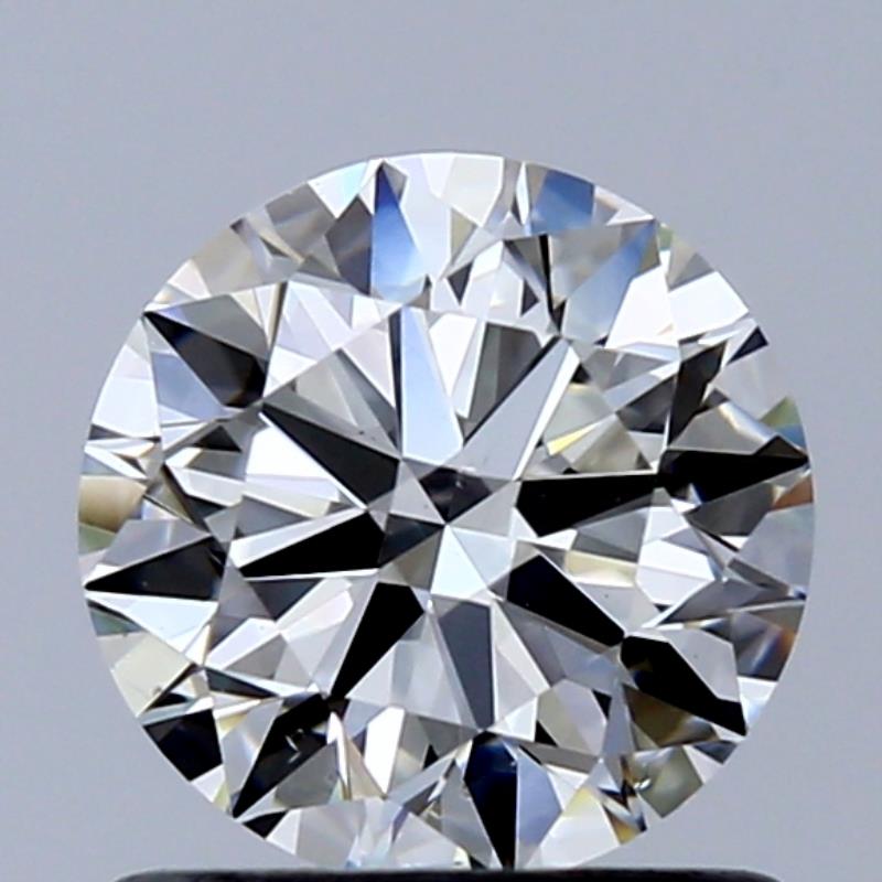 0.9 Carat Round Natural Diamond with  Cut Diamond in 14KT  view 1
