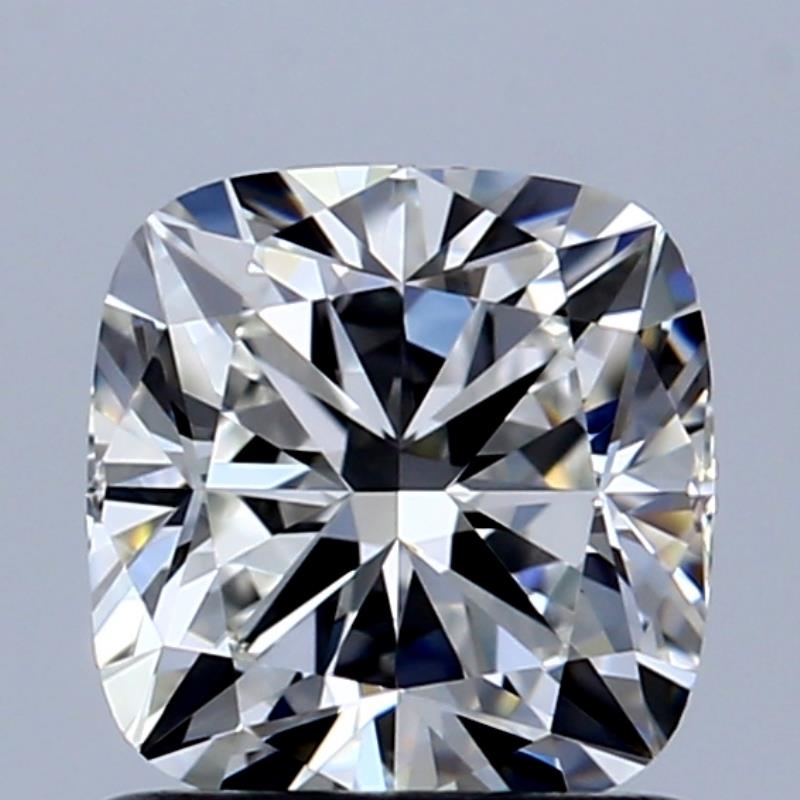 1.01 Carat Cushion Natural Diamond with  Cut Diamond in 14KT  view 1
