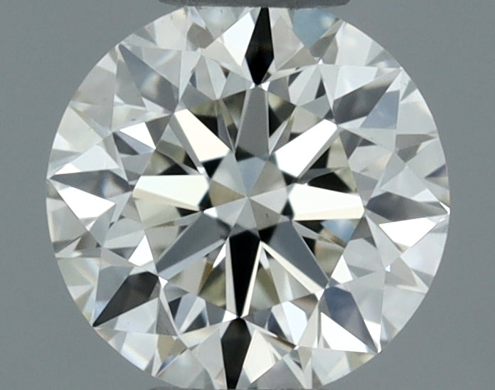 0.3 Carat Round Natural Diamond with  Cut Diamond in 14KT  view 1

