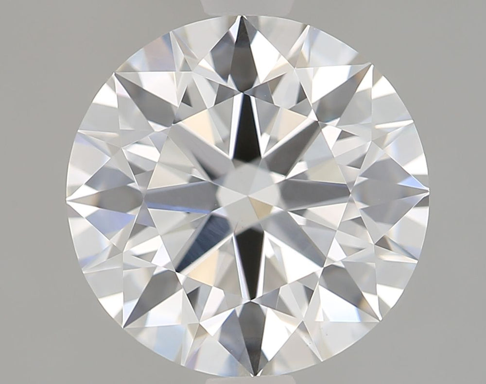 2.67 Carat Round Lab Diamond & 2.69 Carat Round Lab Diamond with  Cut Diamond in 14KT  view 1
